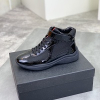 Cheap Prada High Top Shoes For Men #1266068 Replica Wholesale [$105.00 USD] [ITEM#1266068] on Replica Prada High Top Shoes