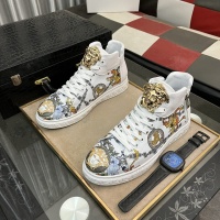 Cheap Versace High Tops Shoes For Men #1266262 Replica Wholesale [$76.00 USD] [ITEM#1266262] on Replica Versace High Tops Shoes