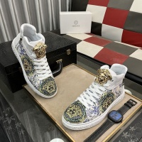 Cheap Versace High Tops Shoes For Men #1266263 Replica Wholesale [$76.00 USD] [ITEM#1266263] on Replica Versace High Tops Shoes