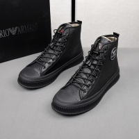 Cheap Armani High Tops Shoes For Men #1266266 Replica Wholesale [$85.00 USD] [ITEM#1266266] on Replica Armani High Tops Shoes