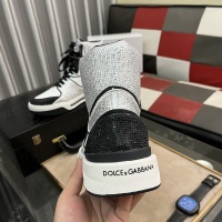 Cheap Dolce &amp; Gabbana D&amp;G High Top Shoes For Men #1266295 Replica Wholesale [$98.00 USD] [ITEM#1266295] on Replica Dolce &amp; Gabbana D&amp;G High Top Shoes