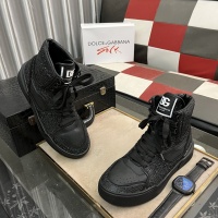 Cheap Dolce &amp; Gabbana D&amp;G High Top Shoes For Men #1266296 Replica Wholesale [$98.00 USD] [ITEM#1266296] on Replica Dolce &amp; Gabbana D&amp;G High Top Shoes