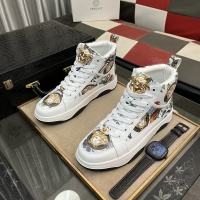 Cheap Versace High Tops Shoes For Men #1266548 Replica Wholesale [$80.00 USD] [ITEM#1266548] on Replica Versace High Tops Shoes