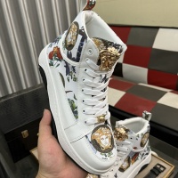 Cheap Versace High Tops Shoes For Men #1266548 Replica Wholesale [$80.00 USD] [ITEM#1266548] on Replica Versace High Tops Shoes