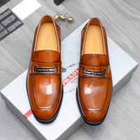 Cheap Prada Leather Shoes For Men #1266646 Replica Wholesale [$92.00 USD] [ITEM#1266646] on Replica Prada Leather Shoes