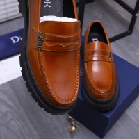 Cheap Christian Dior Leather Shoes For Men #1266655 Replica Wholesale [$88.00 USD] [ITEM#1266655] on Replica Christian Dior Leather Shoes