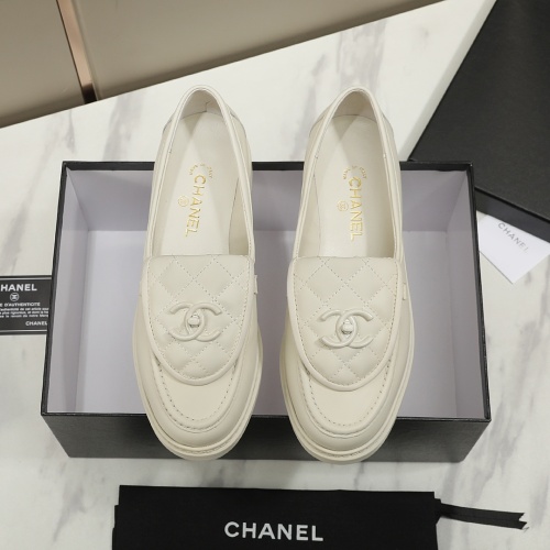 Cheap Chanel Leather Shoes For Women #1266959 Replica Wholesale [$92.00 USD] [ITEM#1266959] on Replica 