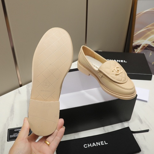 Cheap Chanel Leather Shoes For Women #1266960 Replica Wholesale [$92.00 USD] [ITEM#1266960] on Replica Chanel Leather Shoes