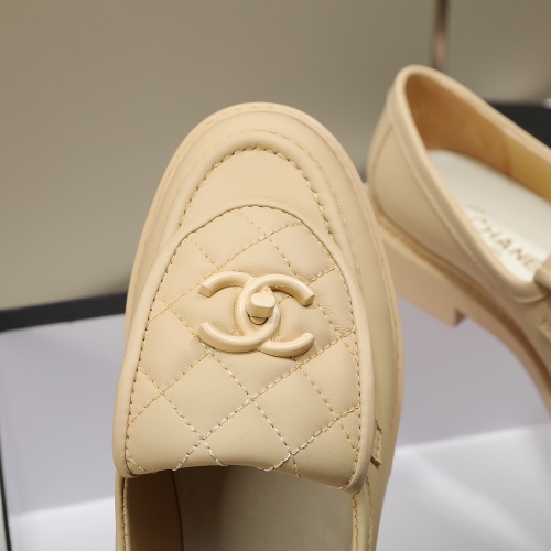 Cheap Chanel Leather Shoes For Women #1266960 Replica Wholesale [$92.00 USD] [ITEM#1266960] on Replica Chanel Leather Shoes