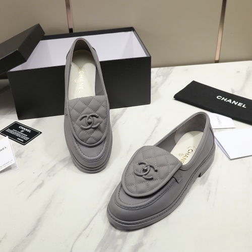 Cheap Chanel Leather Shoes For Women #1266963 Replica Wholesale [$92.00 USD] [ITEM#1266963] on Replica 