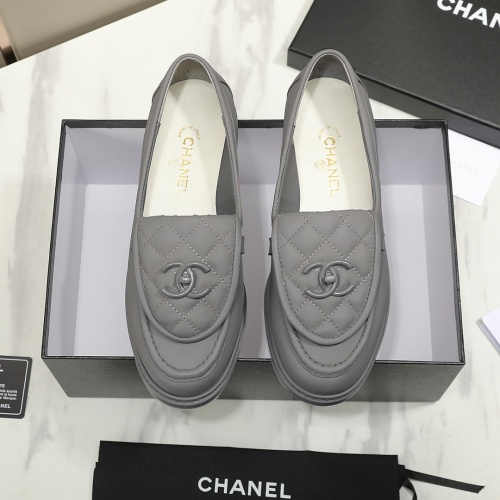 Cheap Chanel Leather Shoes For Women #1266963 Replica Wholesale [$92.00 USD] [ITEM#1266963] on Replica 