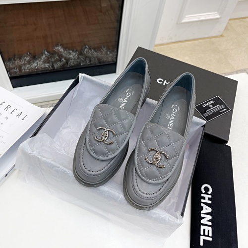 Cheap Chanel Leather Shoes For Women #1266964 Replica Wholesale [$92.00 USD] [ITEM#1266964] on Replica 