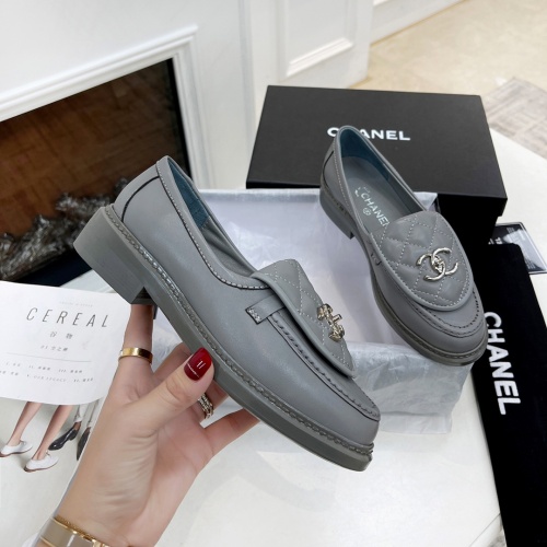 Cheap Chanel Leather Shoes For Women #1266964 Replica Wholesale [$92.00 USD] [ITEM#1266964] on Replica 