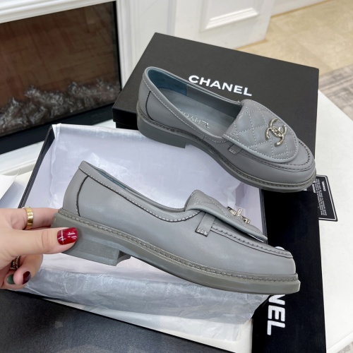 Cheap Chanel Leather Shoes For Women #1266964 Replica Wholesale [$92.00 USD] [ITEM#1266964] on Replica 