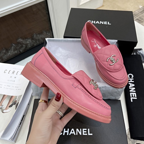 Cheap Chanel Leather Shoes For Women #1266965 Replica Wholesale [$92.00 USD] [ITEM#1266965] on Replica 