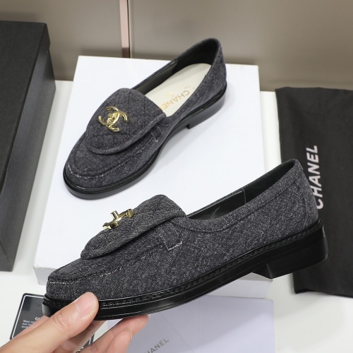 Cheap Chanel Leather Shoes For Women #1266966 Replica Wholesale [$92.00 USD] [ITEM#1266966] on Replica 