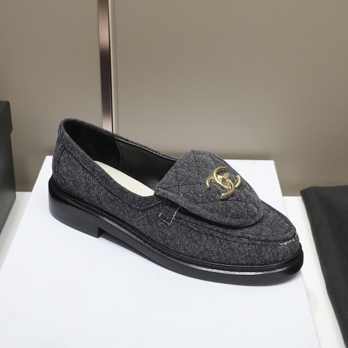 Cheap Chanel Leather Shoes For Women #1266966 Replica Wholesale [$92.00 USD] [ITEM#1266966] on Replica 