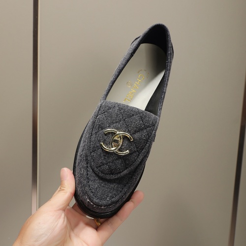 Cheap Chanel Leather Shoes For Women #1266966 Replica Wholesale [$92.00 USD] [ITEM#1266966] on Replica 