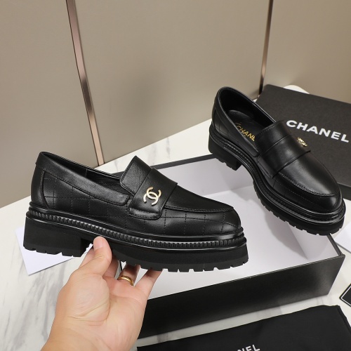 Cheap Chanel Leather Shoes For Women #1266976 Replica Wholesale [$100.00 USD] [ITEM#1266976] on Replica 