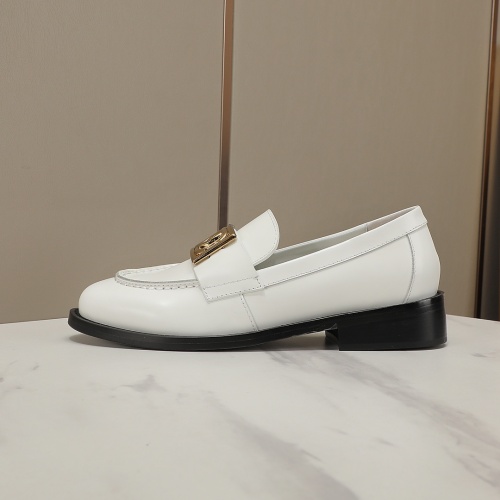 Cheap Chanel Leather Shoes For Women #1266977 Replica Wholesale [$98.00 USD] [ITEM#1266977] on Replica Chanel Leather Shoes