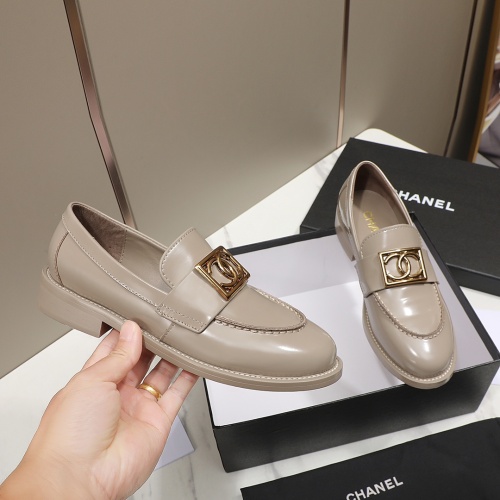 Cheap Chanel Leather Shoes For Women #1266979 Replica Wholesale [$98.00 USD] [ITEM#1266979] on Replica Chanel Leather Shoes