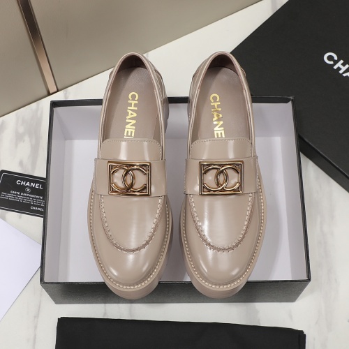 Cheap Chanel Leather Shoes For Women #1266982 Replica Wholesale [$102.00 USD] [ITEM#1266982] on Replica 