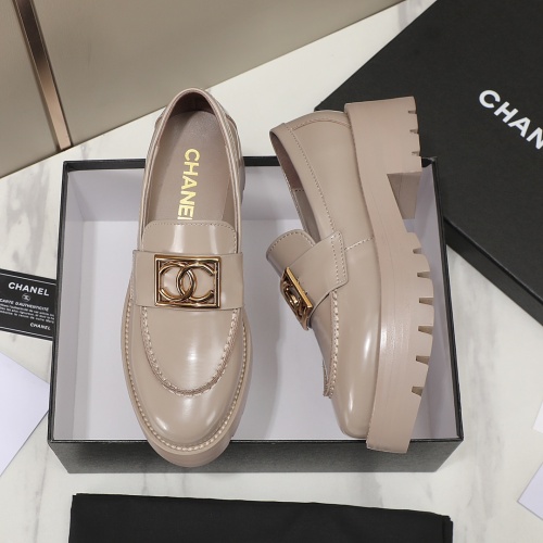 Cheap Chanel Leather Shoes For Women #1266982 Replica Wholesale [$102.00 USD] [ITEM#1266982] on Replica 