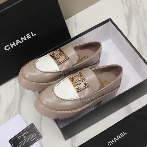 Cheap Chanel Leather Shoes For Women #1266983 Replica Wholesale [$102.00 USD] [ITEM#1266983] on Replica 