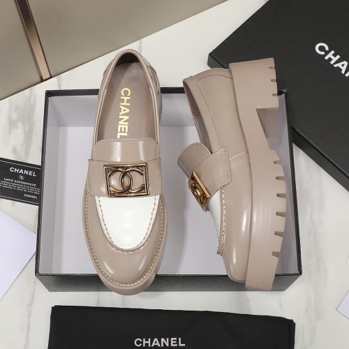 Cheap Chanel Leather Shoes For Women #1266983 Replica Wholesale [$102.00 USD] [ITEM#1266983] on Replica 