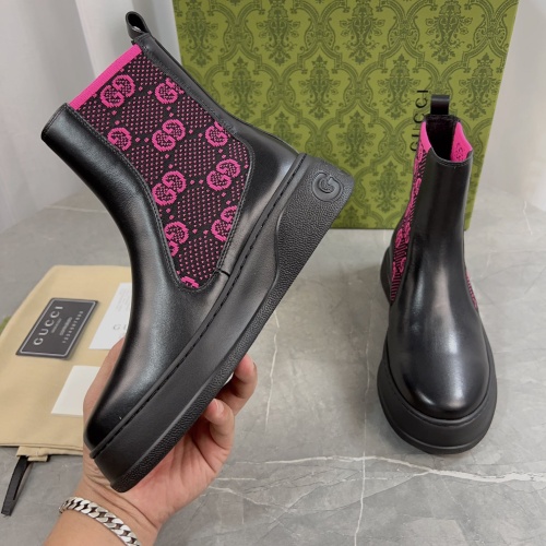 Cheap Gucci Boots For Women #1266991 Replica Wholesale [$115.00 USD] [ITEM#1266991] on Replica 