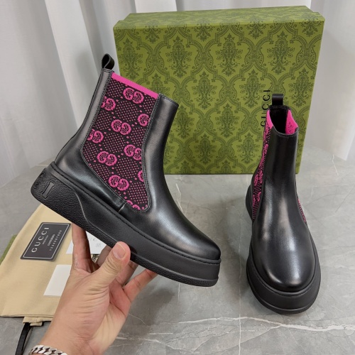 Cheap Gucci Boots For Women #1266991 Replica Wholesale [$115.00 USD] [ITEM#1266991] on Replica 