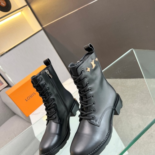 Cheap Louis Vuitton Boots For Women #1267012 Replica Wholesale [$102.00 USD] [ITEM#1267012] on Replica Louis Vuitton Boots