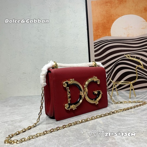 Cheap Dolce &amp; Gabbana D&amp;G AAA Quality Messenger Bags For Women #1267013 Replica Wholesale [$105.00 USD] [ITEM#1267013] on Replica Dolce &amp; Gabbana D&amp;G AAA Quality Messenger Bags