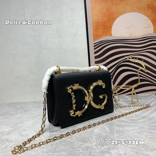 Cheap Dolce &amp; Gabbana D&amp;G AAA Quality Messenger Bags For Women #1267015 Replica Wholesale [$105.00 USD] [ITEM#1267015] on Replica Dolce &amp; Gabbana D&amp;G AAA Quality Messenger Bags