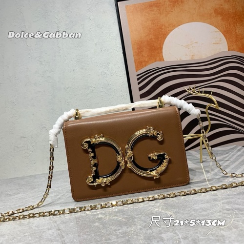 Cheap Dolce &amp; Gabbana D&amp;G AAA Quality Messenger Bags For Women #1267018 Replica Wholesale [$105.00 USD] [ITEM#1267018] on Replica Dolce &amp; Gabbana D&amp;G AAA Quality Messenger Bags