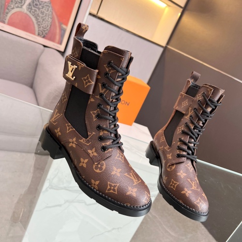 Cheap Louis Vuitton Boots For Women #1267022 Replica Wholesale [$102.00 USD] [ITEM#1267022] on Replica Louis Vuitton Boots