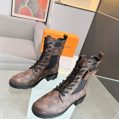 Cheap Louis Vuitton Boots For Women #1267022 Replica Wholesale [$102.00 USD] [ITEM#1267022] on Replica Louis Vuitton Boots