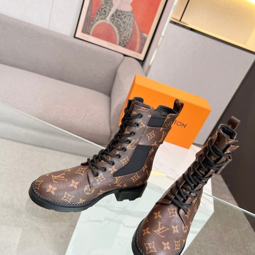 Cheap Louis Vuitton Boots For Women #1267022 Replica Wholesale [$102.00 USD] [ITEM#1267022] on Replica Louis Vuitton Boots