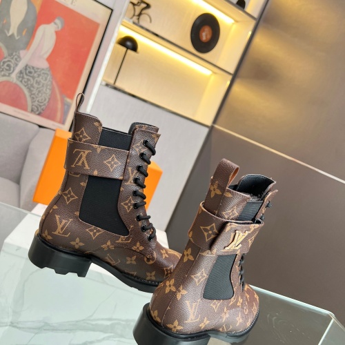 Cheap Louis Vuitton Boots For Women #1267022 Replica Wholesale [$102.00 USD] [ITEM#1267022] on Replica Louis Vuitton Boots