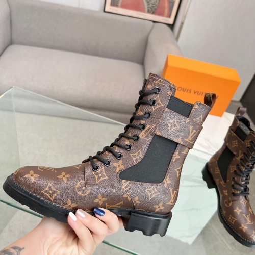 Cheap Louis Vuitton Boots For Women #1267022 Replica Wholesale [$102.00 USD] [ITEM#1267022] on Replica Louis Vuitton Boots