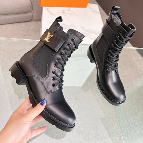 Cheap Louis Vuitton Boots For Women #1267023 Replica Wholesale [$102.00 USD] [ITEM#1267023] on Replica Louis Vuitton Boots