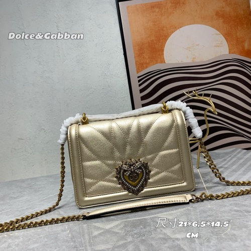 Cheap Dolce &amp; Gabbana D&amp;G AAA Quality Messenger Bags For Women #1267024 Replica Wholesale [$115.00 USD] [ITEM#1267024] on Replica Dolce &amp; Gabbana D&amp;G AAA Quality Messenger Bags