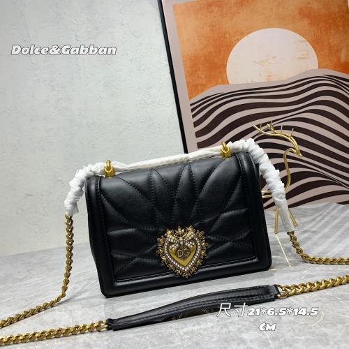 Cheap Dolce &amp; Gabbana D&amp;G AAA Quality Messenger Bags For Women #1267026 Replica Wholesale [$115.00 USD] [ITEM#1267026] on Replica Dolce &amp; Gabbana D&amp;G AAA Quality Messenger Bags