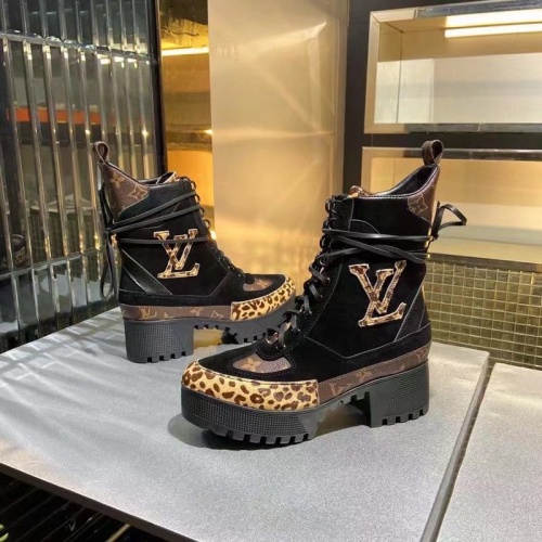 Cheap Louis Vuitton Boots For Women #1267035 Replica Wholesale [$100.00 USD] [ITEM#1267035] on Replica Louis Vuitton Boots