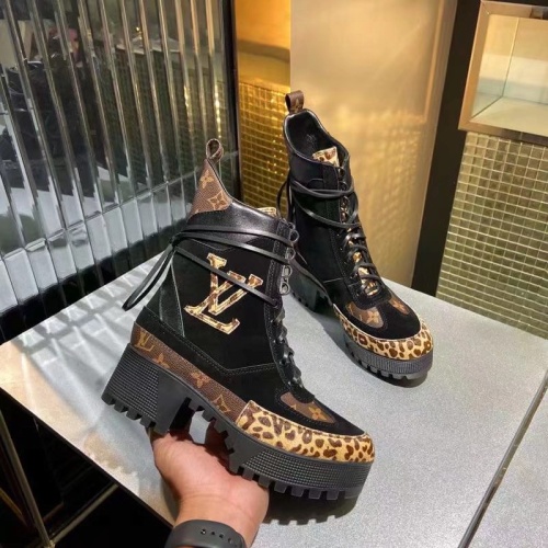 Cheap Louis Vuitton Boots For Women #1267035 Replica Wholesale [$100.00 USD] [ITEM#1267035] on Replica Louis Vuitton Boots