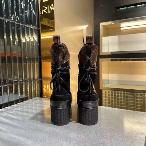 Cheap Louis Vuitton Boots For Women #1267037 Replica Wholesale [$100.00 USD] [ITEM#1267037] on Replica Louis Vuitton Boots