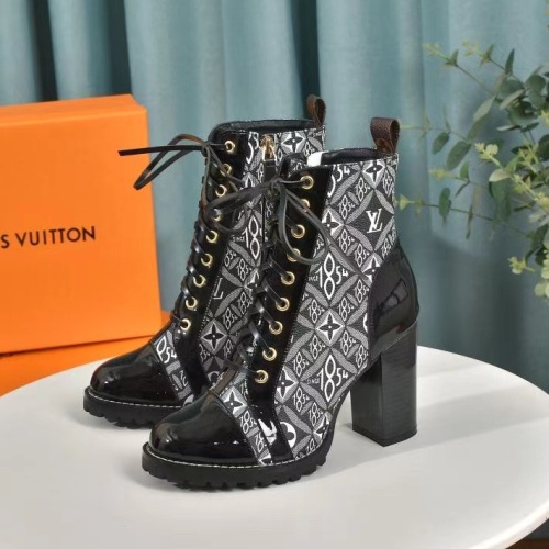 Cheap Louis Vuitton Boots For Women #1267042 Replica Wholesale [$92.00 USD] [ITEM#1267042] on Replica Louis Vuitton Boots