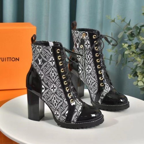 Cheap Louis Vuitton Boots For Women #1267042 Replica Wholesale [$92.00 USD] [ITEM#1267042] on Replica Louis Vuitton Boots