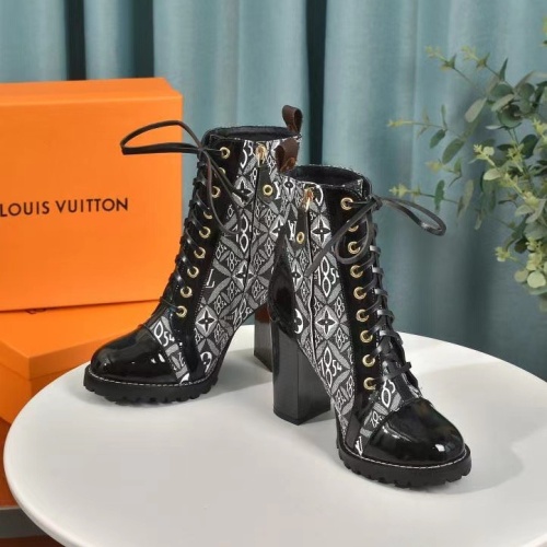 Cheap Louis Vuitton Boots For Women #1267042 Replica Wholesale [$92.00 USD] [ITEM#1267042] on Replica Louis Vuitton Boots