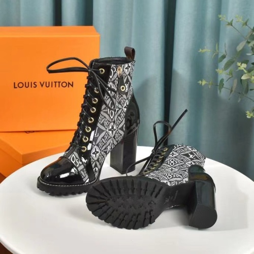 Cheap Louis Vuitton Boots For Women #1267042 Replica Wholesale [$92.00 USD] [ITEM#1267042] on Replica Louis Vuitton Boots